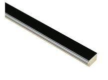 L1630 34mm matt black and silver - frame makers - commercial framing