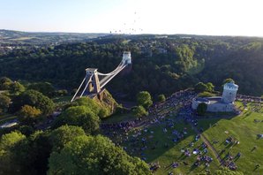 aerial photography  | Bristol Suspension bridge | Balloon fiesta | bespoke picture frames | online photo library for interior design